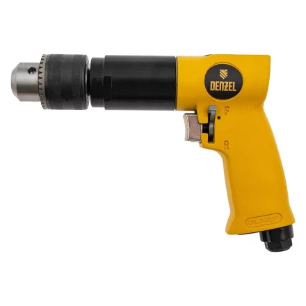 Пневматическая дрель Denzel 57478 PD500, 500 об/мин, 114 л/мин, 13 мм купить в Тюмени