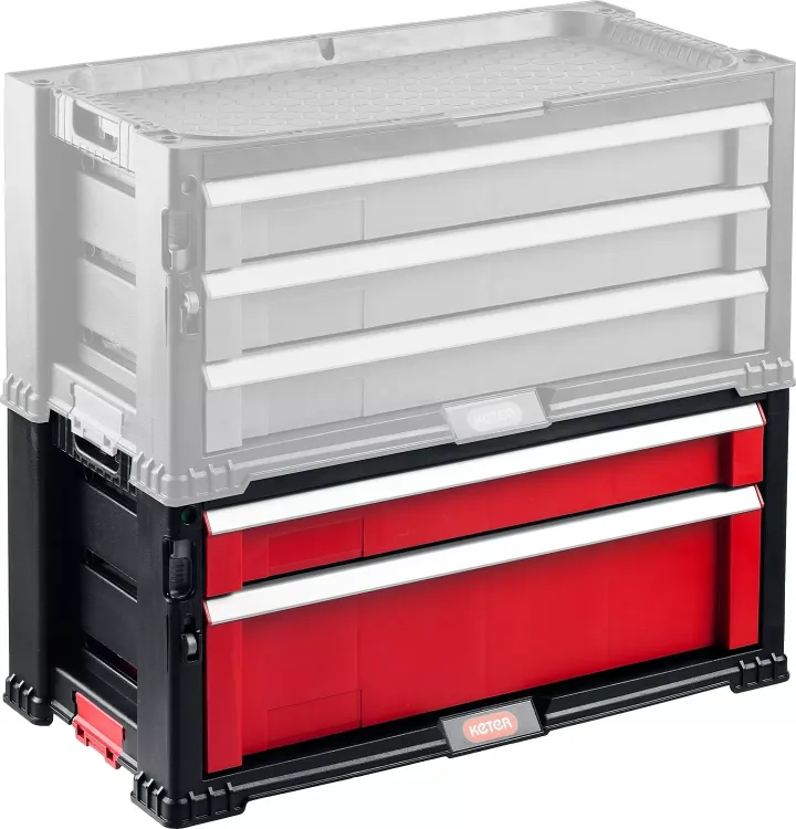 Ящик с 2 выдвижными полками "DRAWER-2", 22" KETER 38382-2 купить в Тюмени