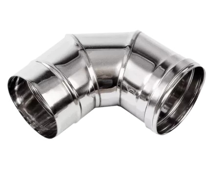 Колено дымохода 90° из нержавеющей стали (Диаметр 150 мм) для теплогенераторов BALLU EC, VERTIGO купить в Тюмени