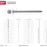 Гвозди ЗУБР ершеные оцинкованные по дереву/листовому металлу, 3,4х90мм, ТФ1, 150шт 4-305141-34-090 купить в Тюмени