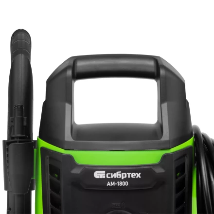 Моечная машина высокого давления Сибртех АМ-1800 58226, 1800 Вт, 140 бар, 350 л/ч, колесная купить в Тюмени