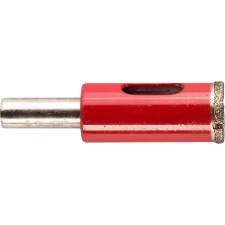 Сверло ЗУБР алмазное трубчатое по кафелю, керамике, зерно 60, 14мм 29850-14 купить в Тюмени