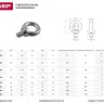 Рым-болт ЗУБР "ПРОФЕССИОНАЛ" DIN 580, оцинкованный, М12, 10 шт 4-304315-12 купить в Тюмени