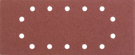 Лист шлифовальный универсальный STAYER &quot;MASTER&quot; на зажимах, 14 отверстий по периметру, для ПШМ, Р100, 115х280мм, 5шт 35469-100 купить в Тюмени