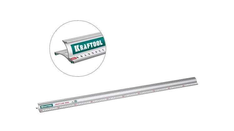 Усиленная линейка c направляющей KRAFTOOL 34275-100 купить в Тюмени