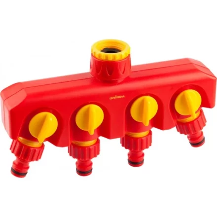 Распределитель GRINDA четырехканальный, из ударопрочной пластмассы 8-426313_z01 купить в Тюмени