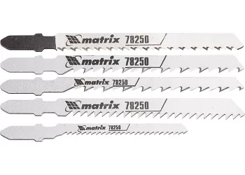 Набор полотен для электролобзика по дереву 5шт MATRIX Professional 78250 купить в Тюмени