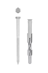 ЗУБР ФД-П 10 x 120 мм, фасадный дюбель, нейлон/цинк, 50 шт (301475-120)