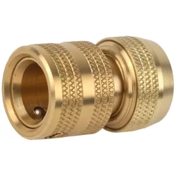 Соединитель RACO &quot;Profi&quot; (шланг-насадка) латунный с автостопом, 1/2&quot; 4246-55005B