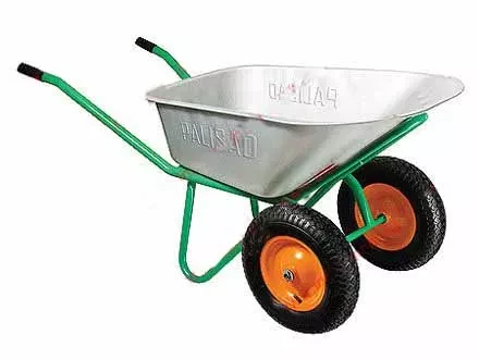 Тачка садово-строительная усиленная PALISAD 68923 двухколесная 320 кг купить в Тюмени