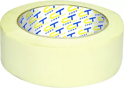 Лента малярная 17 мм х 25 м на бумажной основе  СИБРТЕХ 88837 купить в Тюмени