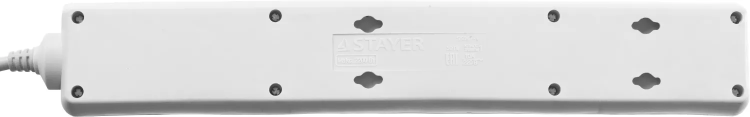 Сетевой фильтр STAYER "MASTER" электрический, 6 гнезд, заземление, макс. мощн. 2200 Вт, 3м 55067-3 купить в Тюмени
