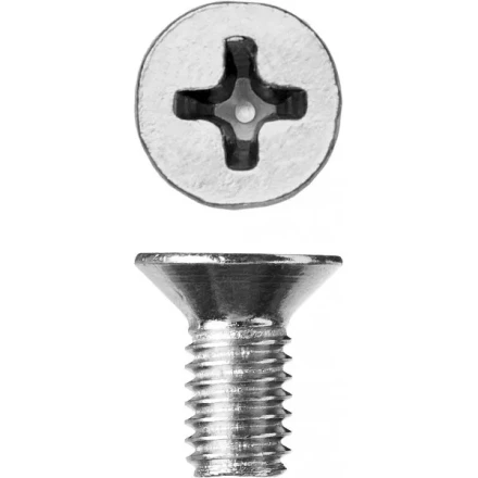 Винт ЗУБР &quot;МАСТЕР&quot; DIN 965, класс прочности 4.8, оцинкованный, M5x12мм, 5кг 303110-05-012 купить в Тюмени