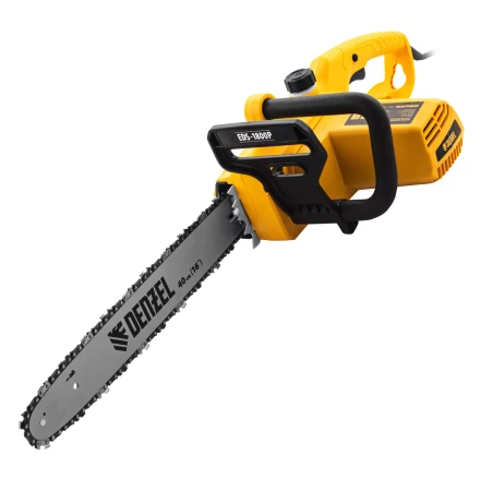 Пила цепная электрическая Denzel EDS-1800P 95615, 1.8 кВт,поперечная, шина 40 см, шаг 3/8, паз 1.3 мм, 57 звеньев купить в Тюмени