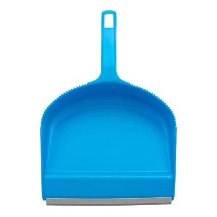 Набор: совок с кромкой 330 x 225 мм и щетка-сметка 285 мм, голубой, Home Palisad 933105 купить в Тюмени