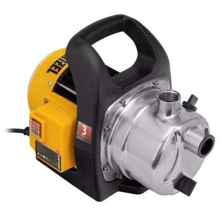 Садовый поверхностный насос Denzel GPL800Х 97302, 800 Вт, 3200 л/ч, подъем 42 м, нержавейка купить в Тюмени