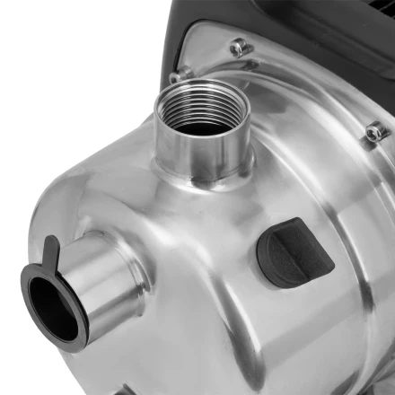 Садовый поверхностный насос Denzel GPL800Х 97302, 800 Вт, 3200 л/ч, подъем 42 м, нержавейка купить в Тюмени