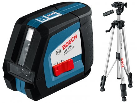 Нивелир лазерный Bosch GLL 2-50 + штатив BS 150 купить в Тюмени
