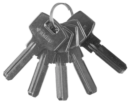 Заготовка ключа ЗУБР "ЭКСПЕРТ" для цилиндровых механизмов, компьютерный тип, 5 шт. 52196_z01 купить в Тюмени