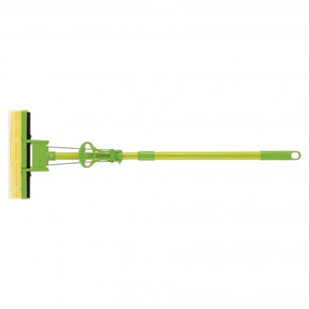 Швабра отжимная 115 см губка PVA 27 x 5,5 x 6 см телескопическая рукоятка зеленая Elfe 93518 купить в Тюмени