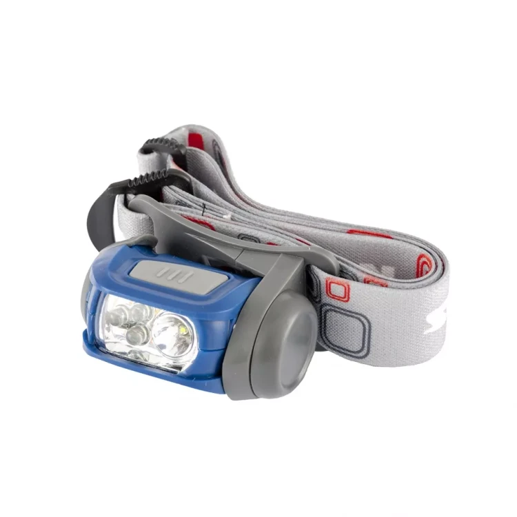 Фонарь налобный Sport ABS пластик CREE XP-E LED 3 Вт 120 Лм + 3 эко Led 8-18 часов 3хААА Stern 90569 купить в Тюмени