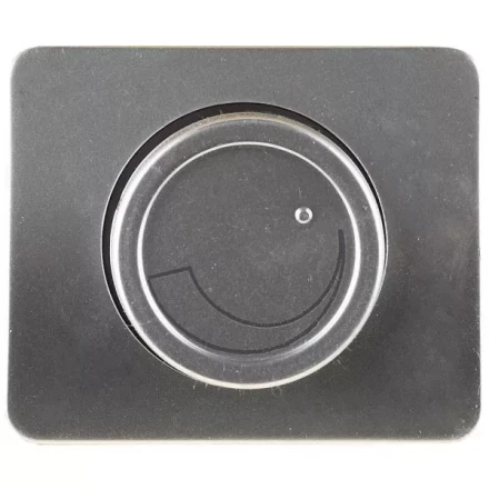 Диммер СВЕТОЗАР "ГАММА" без вставки и рамки, цвет светло-серый металлик, 60-800Вт SV-54142-SM купить в Тюмени
