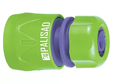 Соединитель пластмассовый быстросъемный для шланга 1/2&quot;  PALISAD 66135 купить в Тюмени