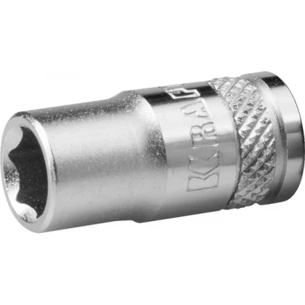 Торцовая головка KRAFTOOL "INDUSTRIE QUALITAT", Cr-V, FLANK, хромосатинированная, 1/4", 6 мм 27815-06_z01 купить в Тюмени