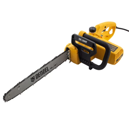 Пила цепная электрическая Denzel EDS-2000P 95616, 2 кВт,поперечная, шина 40 см, шаг 3/8, паз 1.3 мм, 57 звеньев купить в Тюмени