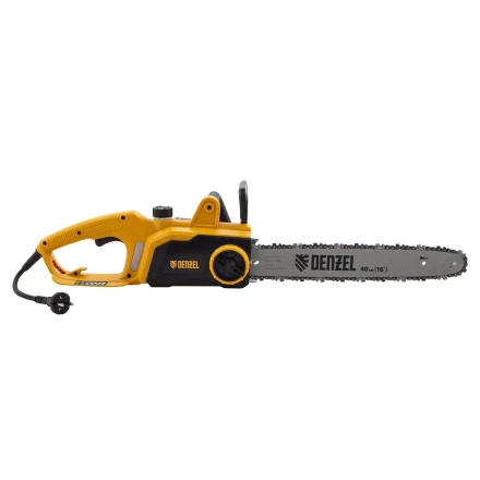 Пила цепная электрическая Denzel EDS-2000P 95616, 2 кВт,поперечная, шина 40 см, шаг 3/8, паз 1.3 мм, 57 звеньев купить в Тюмени