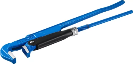 Ключ трубный рычажный ЗУБР &quot;ПРОФЕССИОНАЛ&quot;, прямые губки, цельнокованый, Сr-V, № 2,  1,5&quot; 27335-2_z01 купить в Тюмени