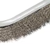 Щетка металлическая с пластмассовой ручкой, нержавеющая проволока Denzel 748287 купить в Тюмени