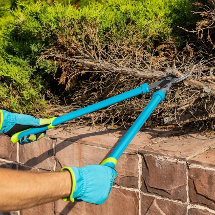 Сучкорез прямого реза Palisad 605987, 610 мм, двухрычажный механизм, двухкомпонентные рукоятки, LUXE купить в Тюмени