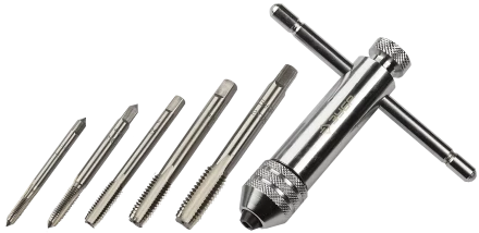 Набор резьбонарезного инструмента на карточке серия МАСТЕР купить в Тюмени