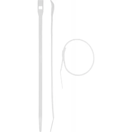 Кабельные стяжки белые КОБРА, с плоским замком, 3.6 х 150 мм, 50 шт, нейлоновые, ЗУБР 30930-36-150 купить в Тюмени