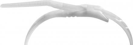 Кабельные стяжки белые КОБРА, с плоским замком, 3.6 х 150 мм, 50 шт, нейлоновые, ЗУБР 30930-36-150 купить в Тюмени