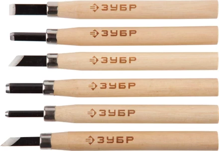 Резцы ЗУБР "ЭКСПЕРТ" фигурные профессиональные, 6шт 18375-H6 купить в Тюмени