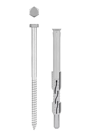 ЗУБР ФД-П 10 x 160 мм, фасадный дюбель, нейлон/цинк, 50 шт (301475-160) купить в Тюмени