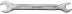 Ключ ЗУБР &quot;МАСТЕР&quot; гаечный рожковый, Cr-V сталь, хромированный, 14х17мм 27010-14-17 купить в Тюмени