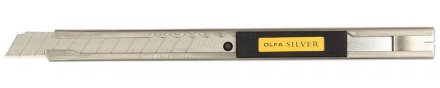 Нож OLFA с выдвижным лезвием и корпусом из нержавеющей стали, 9мм OL-SVR-1 купить в Тюмени