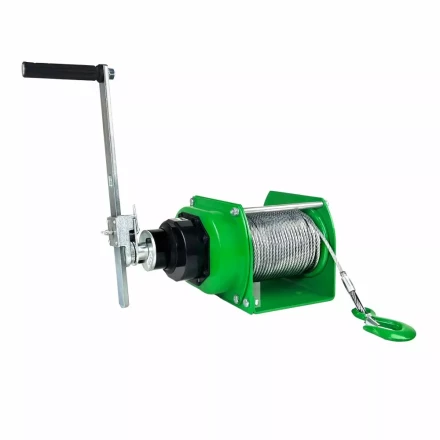 Лебедка ручная усиленная HITCH JHW 1т канат 40м (SZ086886) купить в Тюмени