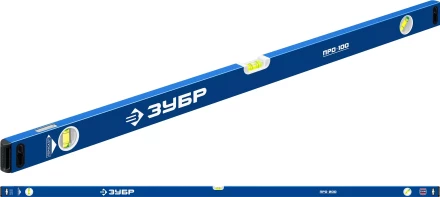 ЗУБР ПРО, 2000 мм, уровень с усиленным профилем, Профессионал (34590-200) купить в Тюмени