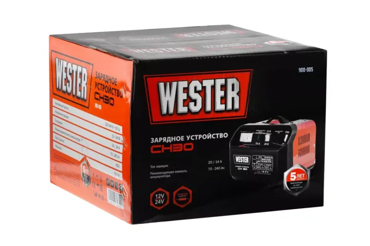 Устройство зарядное WESTER CH30 купить в Тюмени