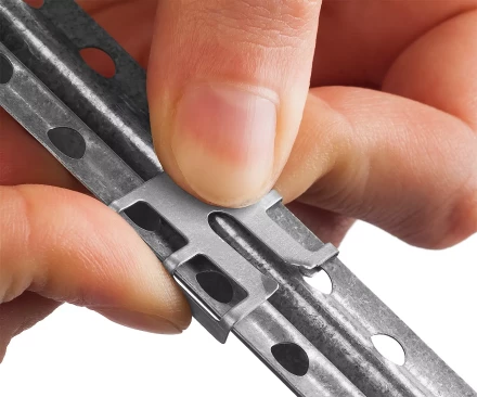 ЗУБР КРЕММЕР-50, 50 шт, крепление для установки маячковых профилей (30950-50) купить в Тюмени