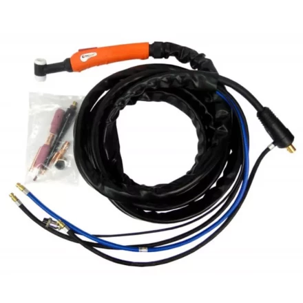 Горелка UnoTIG 18 8м разъем 35мм2 с кнопкой ж/охл. VARTEG FoxWeld купить в Тюмени