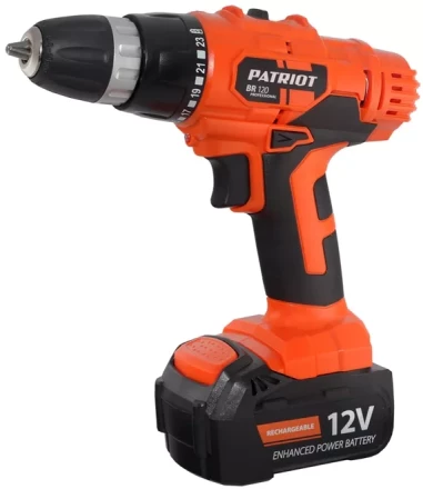 Аккумуляторная дрель -шуруповерт BR 120 PATRIOT купить в Тюмени