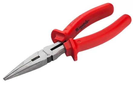 Длинногубцы Econom 160 мм прямые шлифованные пластмассовые рукоятки MATRIX 17192 купить в Тюмени