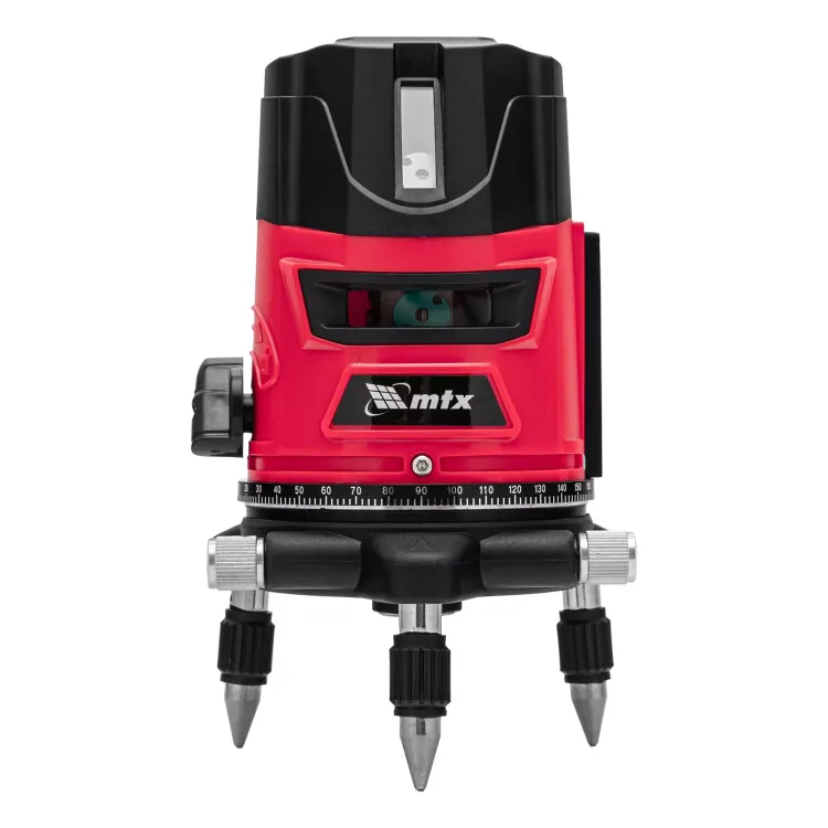 Лазерный уровень MTX CRX-30G, 30 м, зеленый луч, батарейки, резьба 5/8" 35032 купить в Тюмени