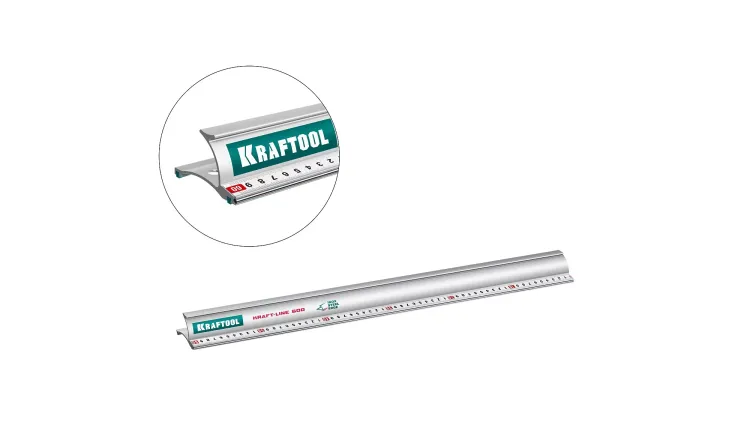 Усиленная линейка c направляющей KRAFTOOL 34275-60 купить в Тюмени