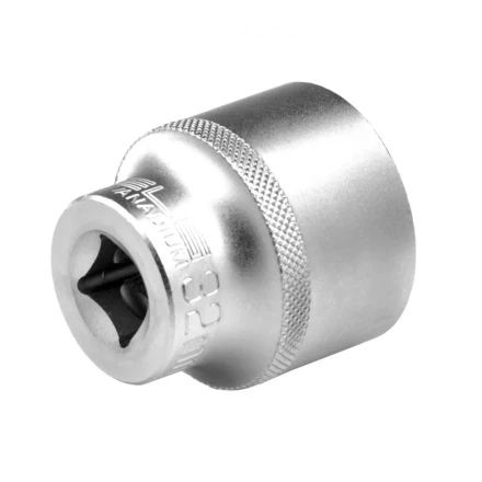 Головка торцевая 32 мм двенадцатигранная CrV под квадрат 1/2 хромированная Stels 13674 купить в Тюмени